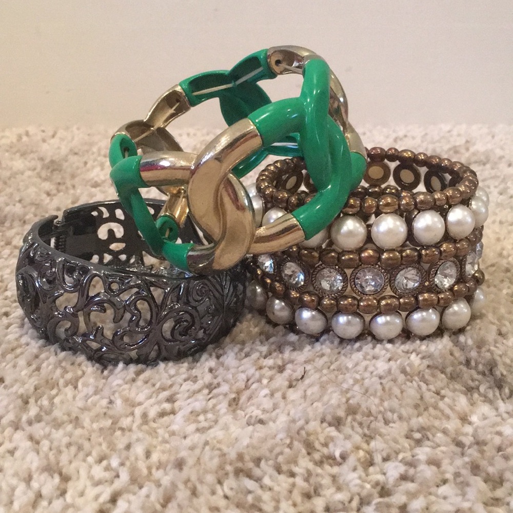 3 Fun chunky bracelets!